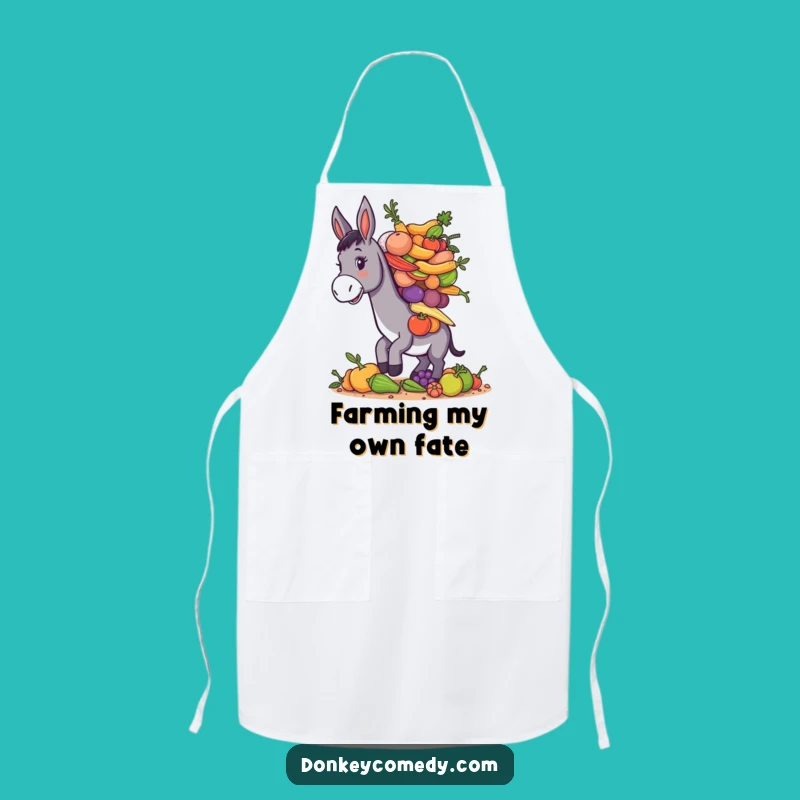 Funny Donkey Farm Apron - Cook Up Some Laughs
