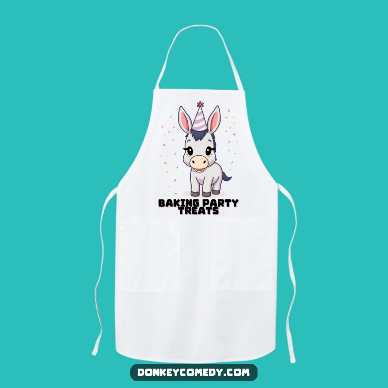 Funny Donkey Party Hat Apron: Cook Up Laughs with This Hilarious Kitchen Gear!