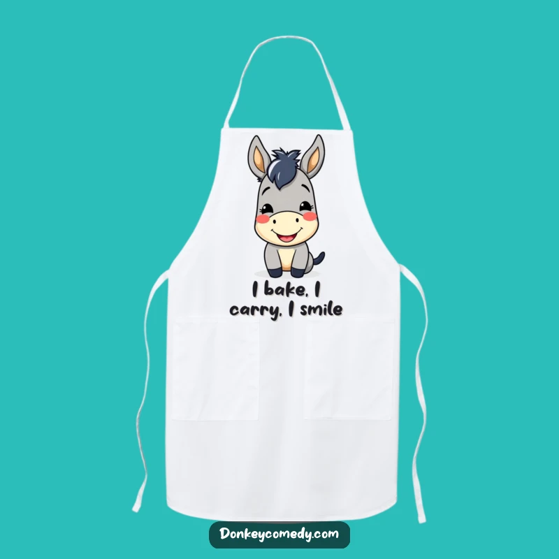 Funny Kawaii Donkey Apron: Cook with a Cheerful Smile!