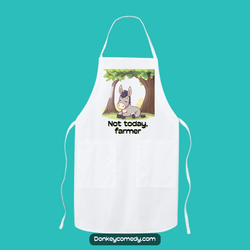 Funny Donkey Sigh Apron: Cook with Hilarious Relief and Kitchen Humor!