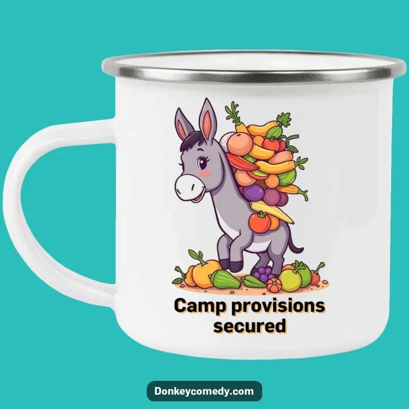 Funny Donkey Farm Mug - Camp with Country Charm