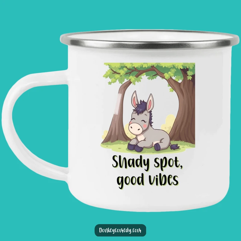 Funny Donkey Sigh Camping Mug: Your Hilarious Relief Companion for Outdoor Adventures!