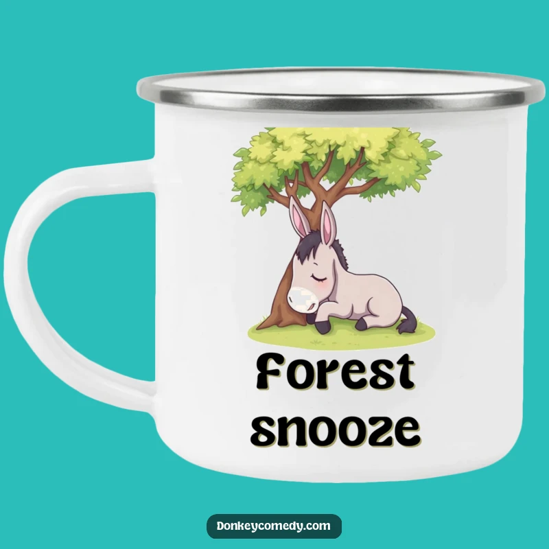 Funny Sleepy Donkey Camping Mug - Relaxed Adventures On the Go!