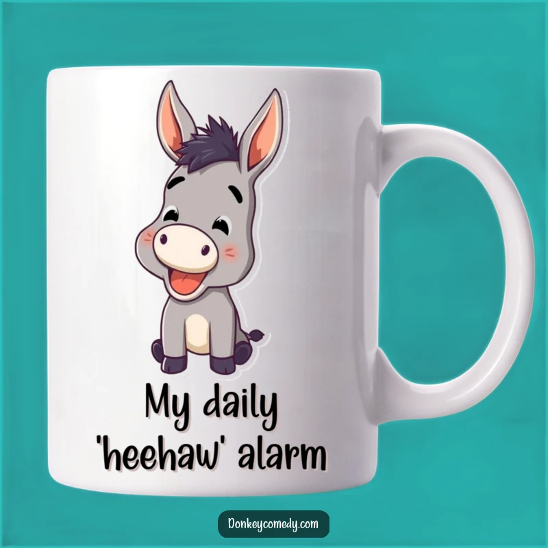 Funny Cheerful Donkey Bray Mug: Perfect Gift for Animal Lovers Who Enjoy Fun