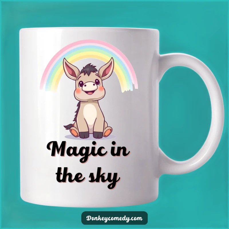 Funny Donkey Rainbow Wonder Mug - Inspirational & Humorous Gift
