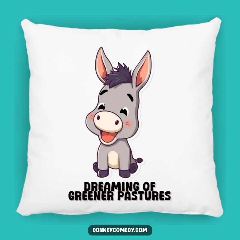 Funny Donkey Bray Pillow: Cozy Up with Hilarious Comfort, a Great Funny Gift