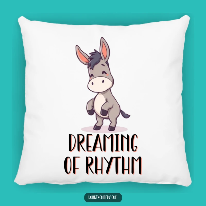 Funny Donkey Dance Pillow - Soft Floppy Ears Comfort, Hilarious Gift for Cozy Fun