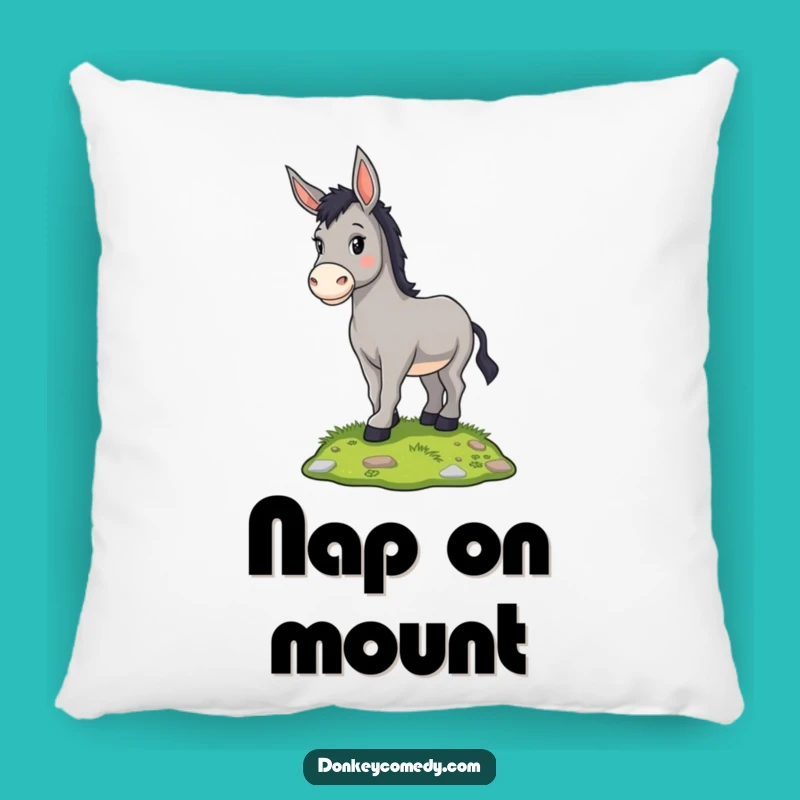 Funny Proud Donkey Pillow - Comfy Support with a Smile!