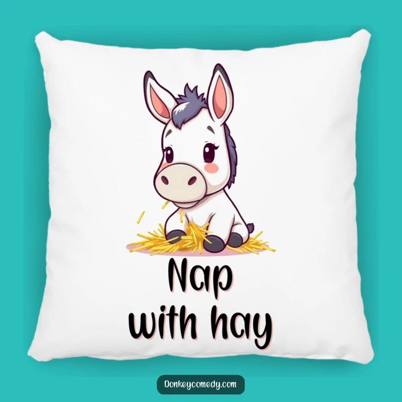 Funny Kawaii Donkey Pillow - Cute Perky Ears Comfort Gift