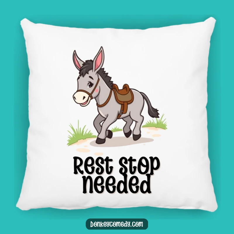 Funny Donkey Trotting Pillow: Cozy Journey Gift for Relaxing Adventures