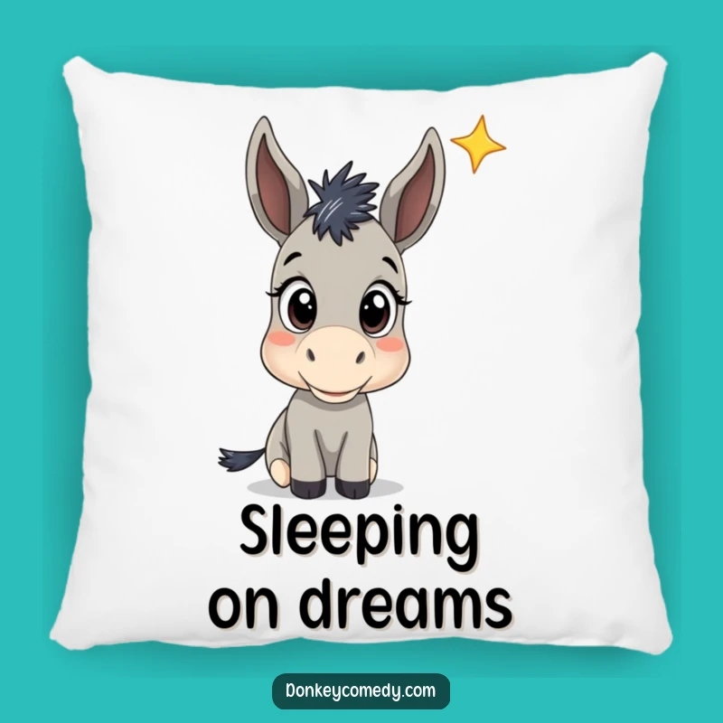 Funny Donkey Star Gazing Pillow: Cozy Wonder Gift for Dreamy Spaces