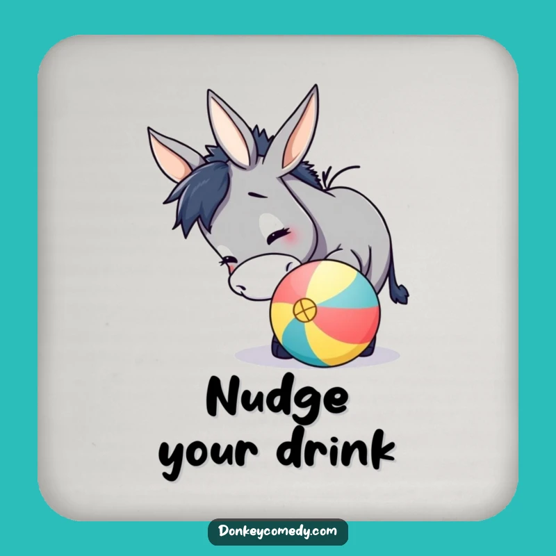 Funny Donkey Coasters: Hilarious Playful Nudging Protection for Surfaces