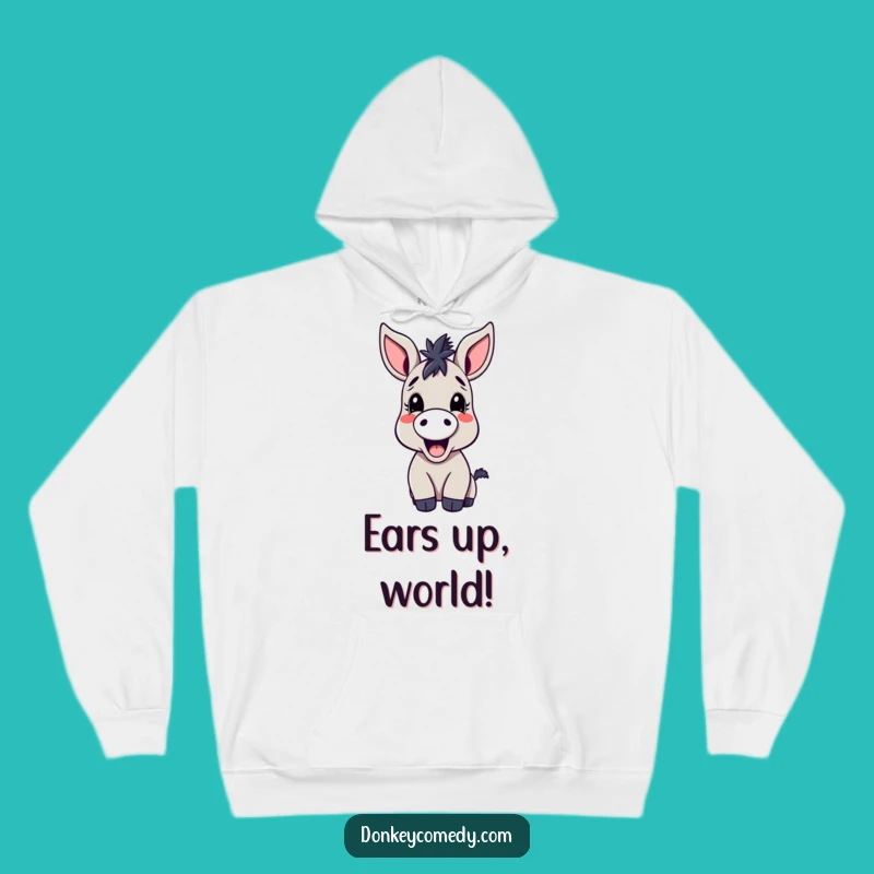 Funny Kawaii Donkey Hoodie: Cozy Comfort and Hilarious Braying for a Perfect Gift