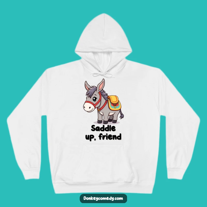 Funny Kawaii Donkey Hoodie: Cozy Journey, Perfect Funny Gift for Comfort