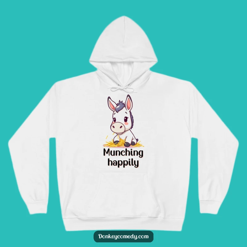 Cozy Funny Kawaii Donkey Hoodie - Cute Perky Ears Comfort Gift