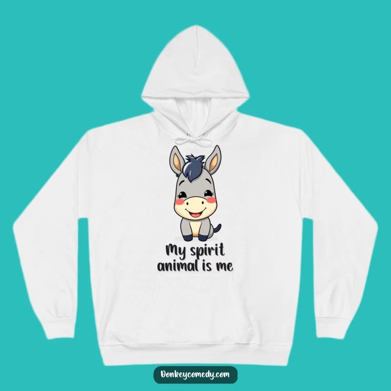 Cozy Funny Kawaii Donkey Hoodie: Warm Hugs with a Smile