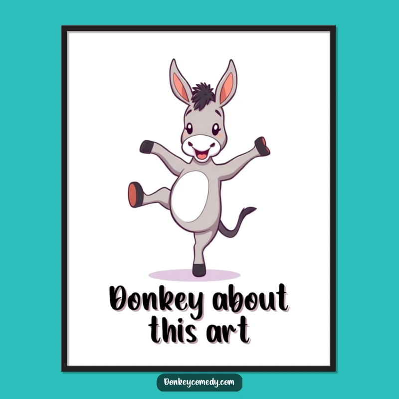 Free Printable Donkey Wall Art: Hilarious Kick-Up Fun for Home Decor