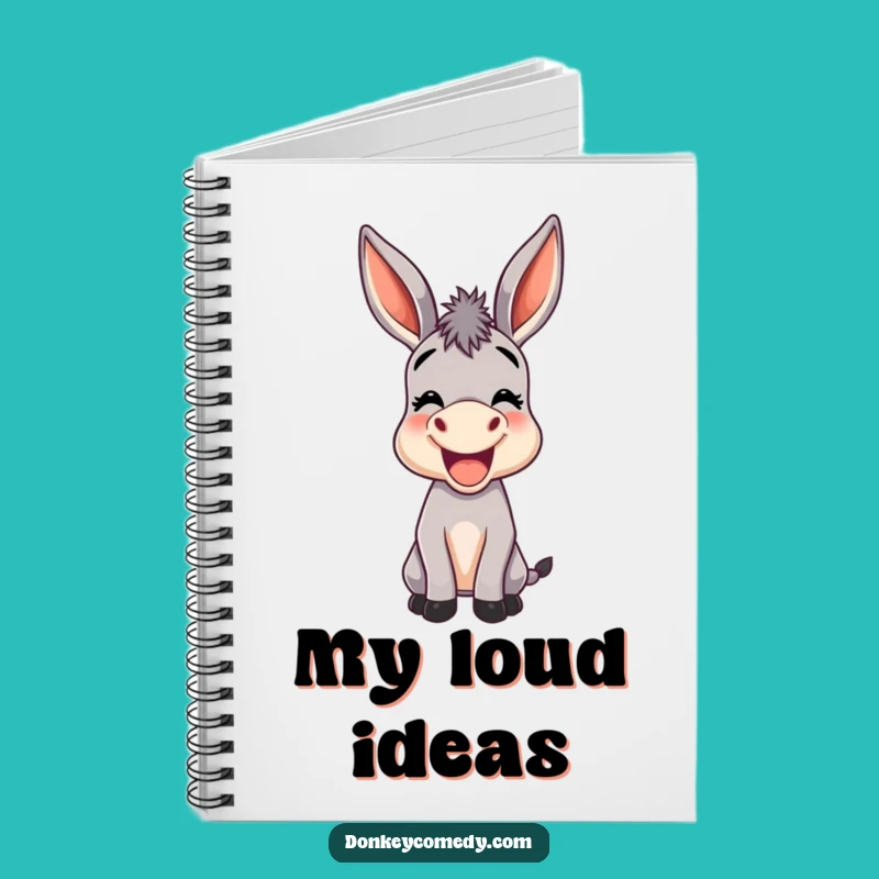 Funny Donkey Big Ears Notebook - Hilarious Donkey Journal Gift