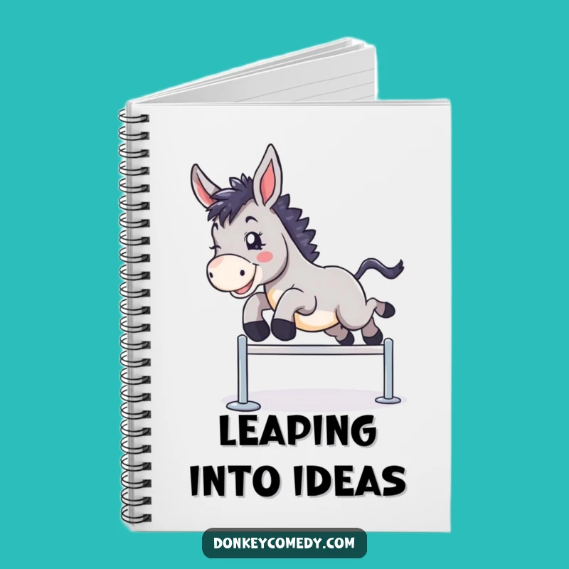 Funny Donkey Leap Notebook - Jot Down Leap-Worthy Ideas