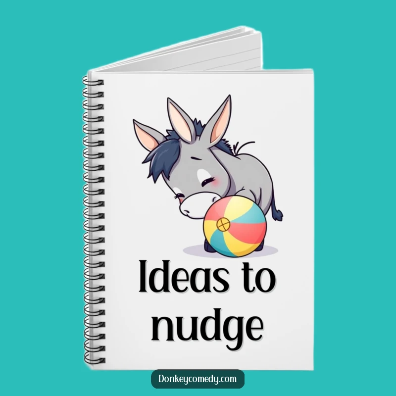 Funny Donkey Notebook: Hilarious Playful Nudging Journal for Notes & Ideas