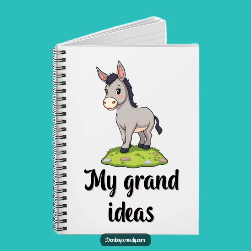 Funny Proud Donkey Notebook - Jot Down Ideas with Steadfastness!