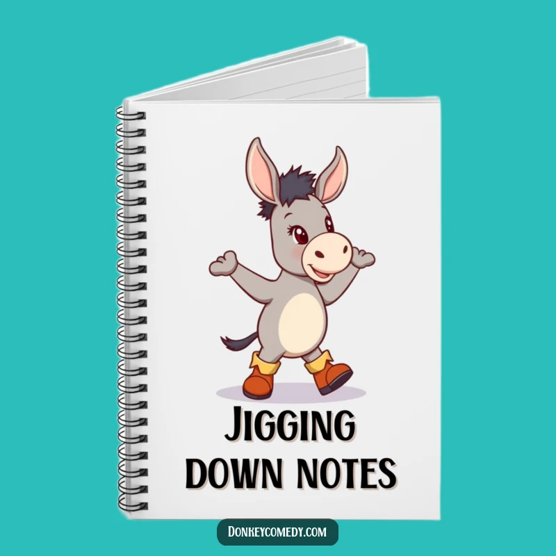 Funny Donkey Boots Jig Notebook - Jot Down Moves & Ideas