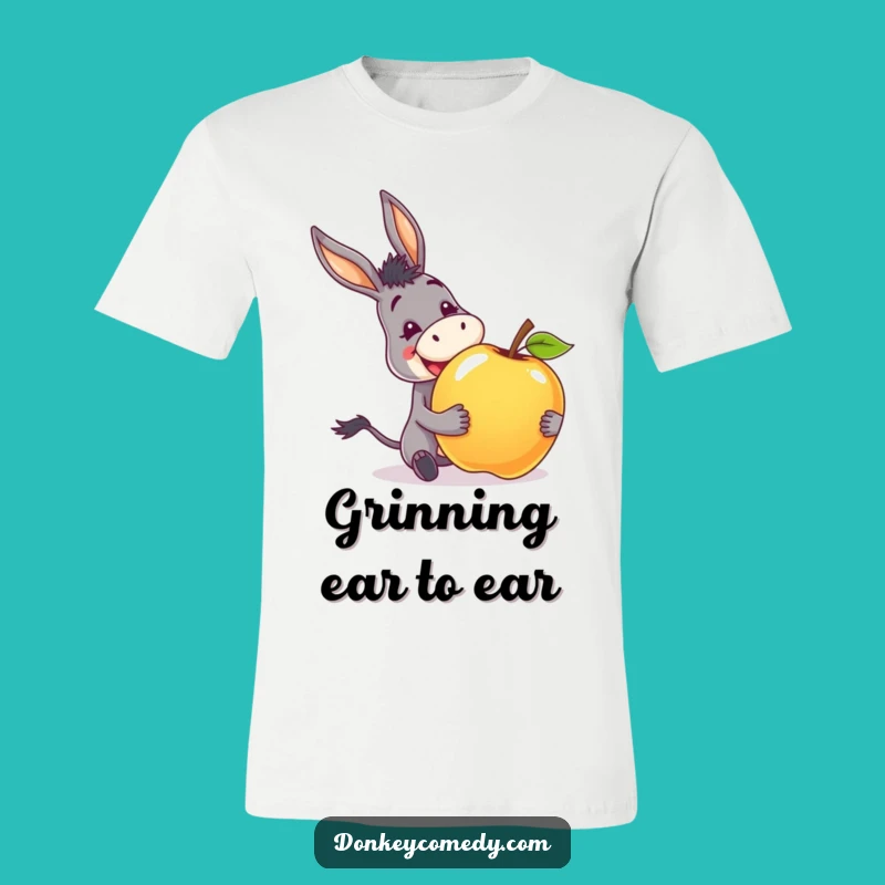 Funny Donkey Apple T-Shirt - Wear Your Excitement