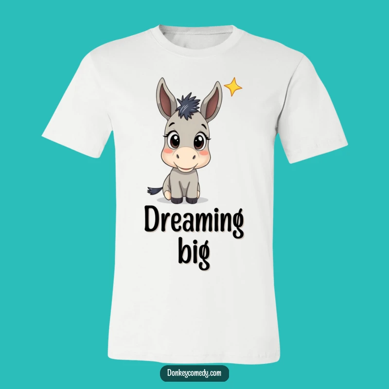 Funny Donkey Star Gazing T-Shirt: Curious Explorer Gift for Night Owls