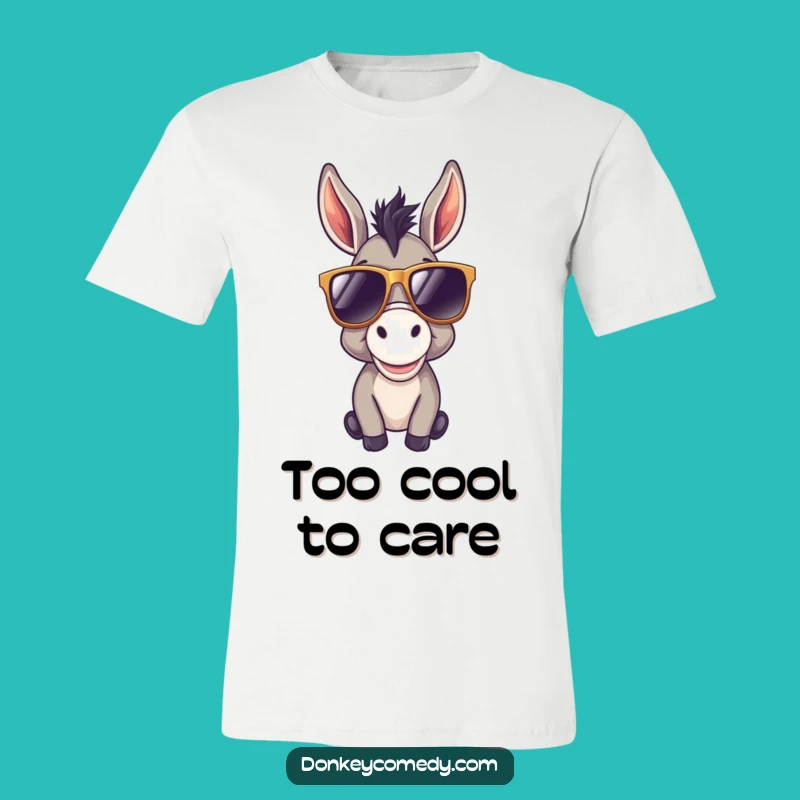 Funny Cool Donkey Sunglasses T-Shirt - Look Awesome, Feel Happy Tee