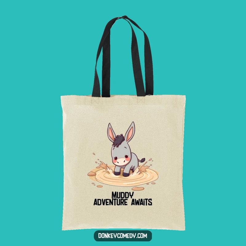 Funny Muddy Donkey Tote Bag - Carry Your Playful Spirit